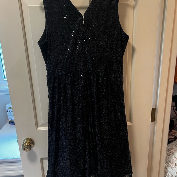 Draper James Black Sequin Glam Dress - Picture 3 of 4